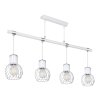 Globo MAIDA Hanger Chroom, Wit, 4-lichts