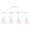 Globo MAIDA Hanger Chroom, Wit, 4-lichts