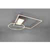 Trio Downey Plafondlamp LED Nikkel mat, 1-licht, Afstandsbediening