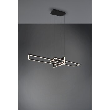Trio Salinas Hanglamp LED Zwart, 1-licht