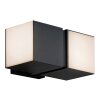 Lutec CUBA Buiten muurverlichting LED Zwart, 2-lichts