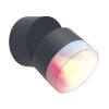 Lutec DROPSI Buiten muurverlichting LED Antraciet, 1-licht, Kleurwisselaar