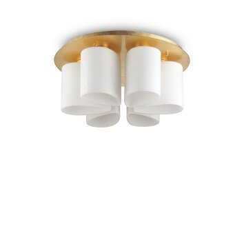 Ideallux DAISY Plafondlamp Goud, 6-lichts