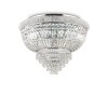 Ideallux DUBAI Plafondlamp Chroom, 24-lichts