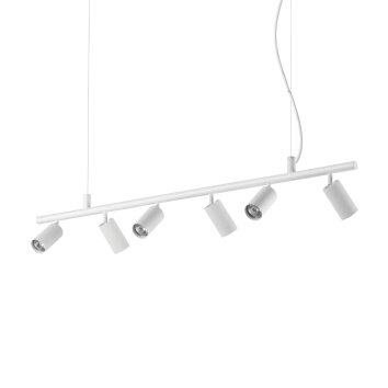 Ideallux DYNAMITE Hanglamp Wit, 6-lichts