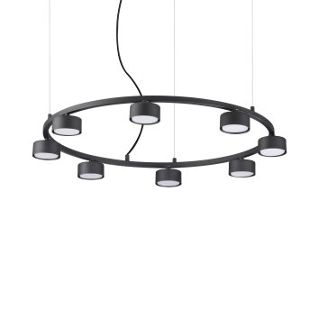 Ideallux MINOR Hanglamp Zwart, 8-lichts