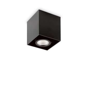 Ideallux MOOD Plafondlamp Zwart, 1-licht