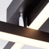 Brilliant Kjorn Plafondlamp LED Zwart, Wit, 1-licht