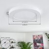 Canditas Plafondpaneel LED Wit, 1-licht