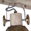 Steinhauer Gearwood Plafondlamp Brons, Hout licht, 3-lichts