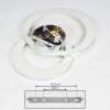 Baiyin Plafondlamp LED Chroom, 1-licht