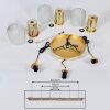 Scone Hanglamp Goud, Messing, 3-lichts