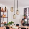 Scone Hanglamp Goud, Messing, 3-lichts