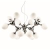 Ideallux NODI kroonluchter Chroom, 15-lichts