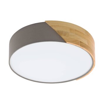 Eglo GRIMALDINO Plafondlamp Hout licht, Taupe, 2-lichts