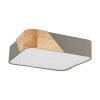 Eglo GRIMALDINO Plafondlamp Hout licht, Taupe, 2-lichts
