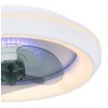 Globo JOEY plafondventilator LED Wit, 1-licht, Afstandsbediening