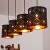 Trasancos Hanglamp Zwart, 4-lichts
