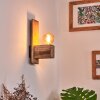 Edna Muurlamp Hout licht, Zwart, 1-licht