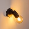 Maidford Wandlamp Zwart, 1-licht