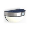 Lutec BRICK Solarlamp LED roestvrij staal, 1-licht, Bewegingsmelder