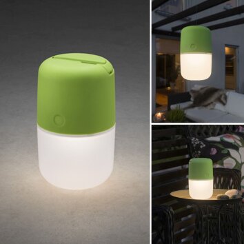 Konstsmide Assisi Solarlamp LED Groen, 1-licht