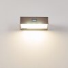 Attu Buiten wandlamp solar LED Nikkel mat, 1-licht