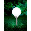 Globo Solar Kogellamp LED Zilver, 1-licht