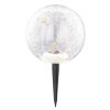 Globo FROST Solarlamp LED Zwart, 15-lichts