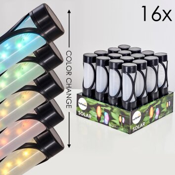 Lakeland Zonne-Licht Set van 16 LED Zwart, 1-licht