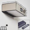Attu Solarlamp LED Nikkel mat, 1-licht, Bewegingsmelder