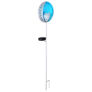 Globo  Solarlamp LED Blauw, Zwart, 1-licht