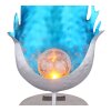 Globo  Solarlamp LED Blauw, Zilver, 1-licht