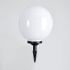 Campinas Kogellamp LED Zwart, Wit, 1-licht