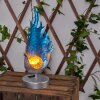 Londrina Solarlamp LED Blauw, Zilver, 1-licht