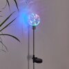 Liberec Solarlamp LED Zilver, 1-licht, Kleurwisselaar
