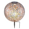 Globo Solarlamp LED Zilver, 1-licht