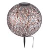Globo Solarlamp LED Zilver, 1-licht