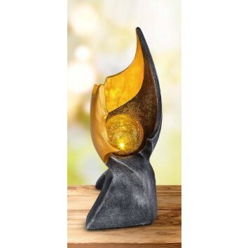 Globo Solarlamp LED Bruin, 1-licht