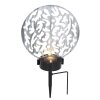 Globo Solarlamp LED Zilver, 2-lichts