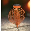 Globo Solarlamp LED Roest, 1-licht