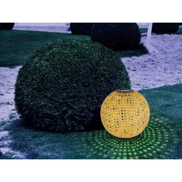 Globo Solarlamp LED Bruin, 1-licht