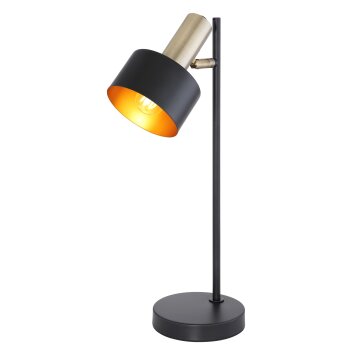 Globo SWINNI Tafellamp Goud, Zwart, 1-licht