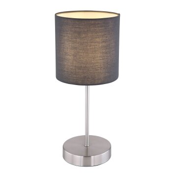 Globo SANNA Tafellamp Nikkel mat, 1-licht