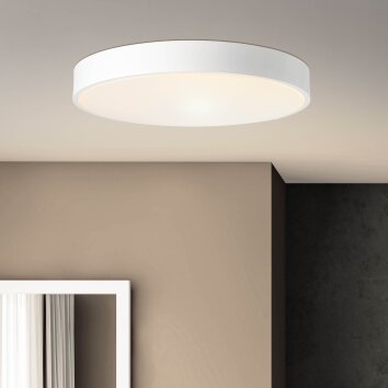 Brillliant Slimline Plafondlamp LED Wit, 1-licht, Afstandsbediening
