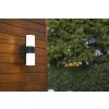 Lutec CYRA Buiten muurverlichting LED Zwart, 2-lichts