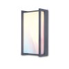 Lutec Qubo Buiten muurverlichting LED Antraciet, 1-licht, Kleurwisselaar