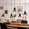 Coapilla Hanglamp Zwart, 6-lichts