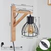 Sunnyvale Muurlamp Hout licht, 1-licht