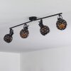 Sunasau Plafondlamp Zwart, 4-lichts